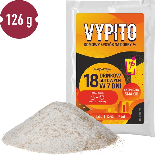 VYPITO 12%, саше за 18 коктейла - Мандарина, 126 г - 3