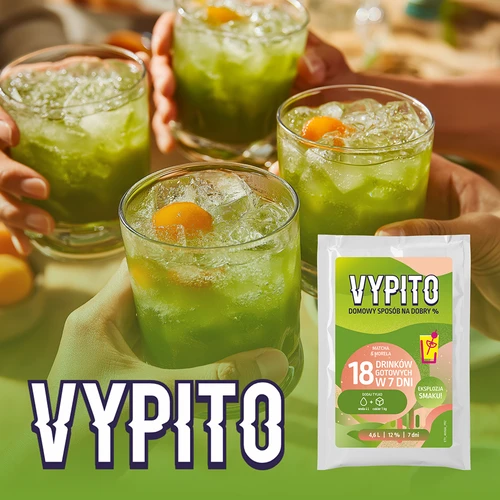VYPITO 12%, саше за 18 коктейла - Матча-Кайсия, 126g - 6