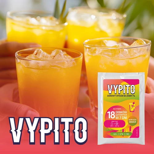 VYPITO 12%, саше за 18 коктейла – Multitropic, 126 g - 6