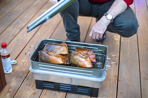 Шаран за Бъдни вечер, пушен