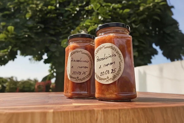 Сладко от праскови с есенция Jamaica Rum