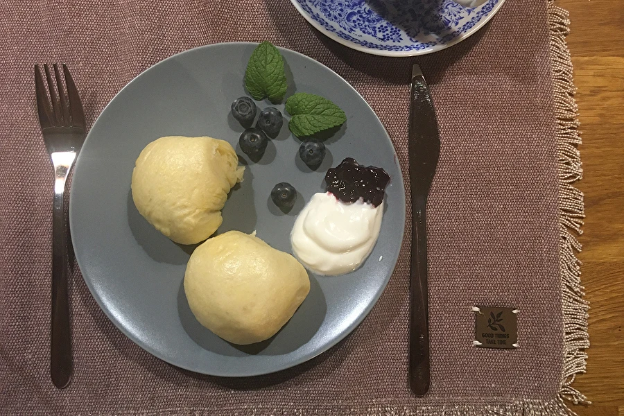 Browin Przepiśnik - Кнедли на пара с американски боровинки