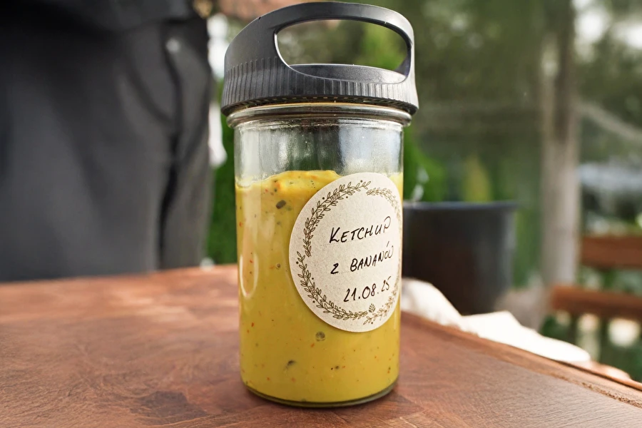 Browin Przepiśnik - Сладко-пикантен кетчуп от банани – идеален за бургери и не само